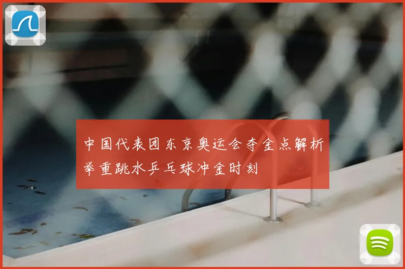 中国代表团东京奥运会夺金点解析举重跳水乒乓球冲金时刻