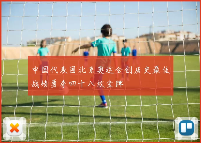 中国代表团北京奥运会创历史最佳战绩勇夺四十八枚金牌