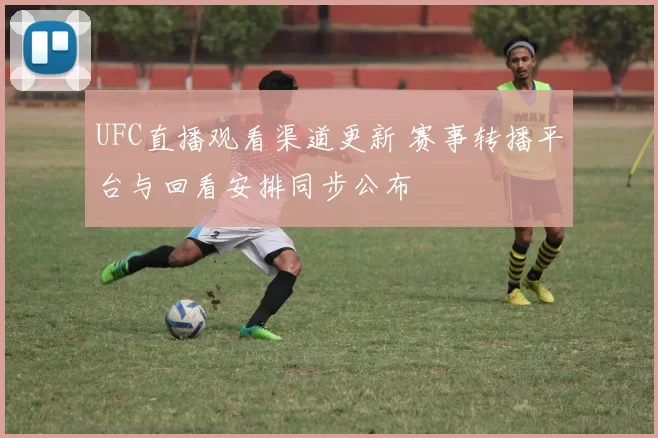 UFC直播观看渠道更新 赛事转播平台与回看安排同步公布