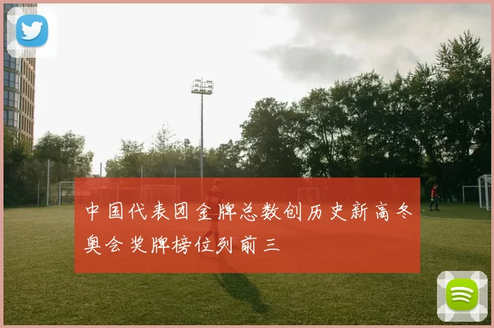 中国代表团金牌总数创历史新高冬奥会奖牌榜位列前三